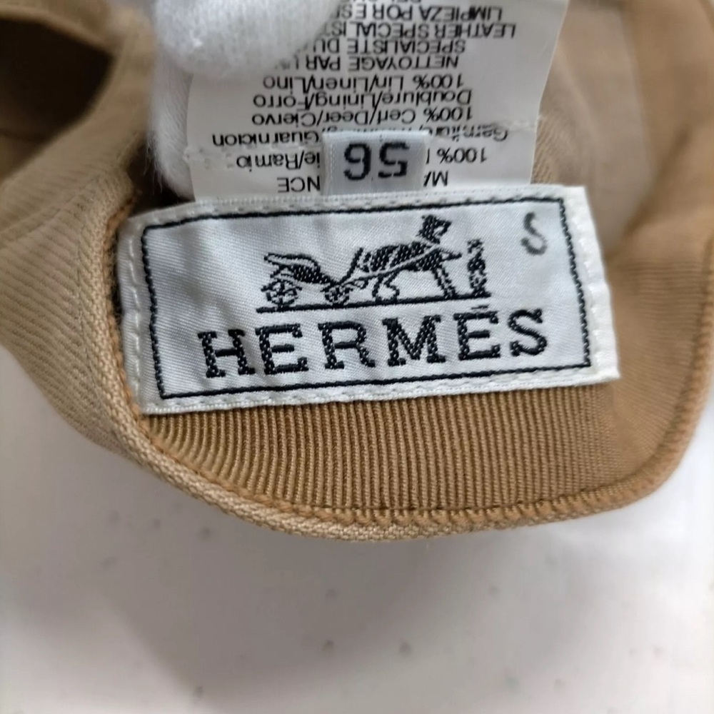 Hermes Cap Beiges Jute 56CM - Picture 7 of 9